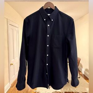 Club Monaco Men's Black Long Sleeve Button-Down Shirt (Size Small)